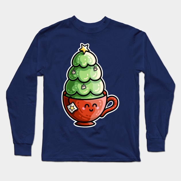 Christmas Tea Long Sleeve T-Shirt by freeves